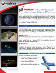 3D graphics software / Science / FreeFlyer / Spacecraft / Flight dynamics / VisIt / Satellite Tool Kit / Starmad / Software / Application software / Mathematical software