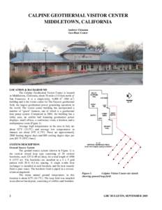 Calpine Geothermal Visitor Center, Middletown, California