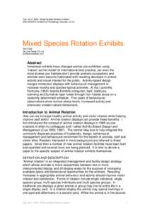 Coe, Jon C. 2004, ”Mixed Species Rotation Exhibits