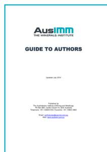 Microsoft Word - Guide to Authors 2014.doc