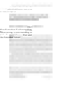 US Manufacturing: Understanding Its Past and Its Potential Future<xref ref-type=