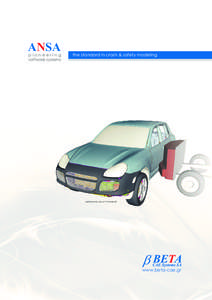ANSA  pioneering software systems  the standard in crash & safety modeling