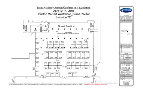 Texas Academy Annual Conference & Exhibition April 12-14, 2018 Houston Marriott Westchase_Grand Pavilion Houston,TX  Show Information