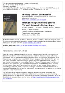 This article was downloaded by: [Indiana Universities] On: 01 November 2013, At: 06:48 Publisher: Routledge Informa Ltd Registered in England and Wales Registered Number: Registered office: Mortimer House, 37-41 