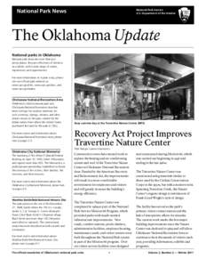 National Park News  National Park Service U.S. Department of the Interior  The Oklahoma Update