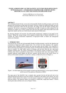 Bridges / Civil engineering / Infrastructure / Tunnel / Maglev / Piston effect / Channel Tunnel