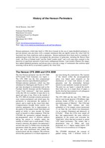 Microsoft Word - History of Henson Perimeters IPS 2007.doc