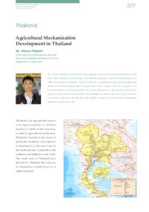077  Regional Forum on Sustainable Agricultural Mechanization in Asia and the Pacific
