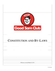 CONSTITUTION AND BY-LAWS  Effective as revised March 25, 2013 © 2013 GSC