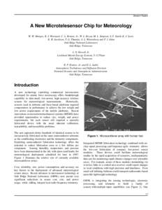 Session Papers  A New Microtelesensor Chip for Meteorology W. W. Manges, R. J. Warmack, C. L. Britton, Jr., W. L. Bryan, M. L. Simpson, S. F. Smith, K. J. Scott, K. B. Jacobson, T. G. Thundat, A. L. Wintenberg and P. I. 