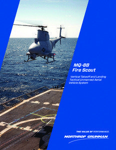 MQ-8B Fire Scout Vertical Takeoff and Landing