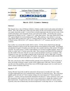 Microsoft Word - march 2010 Climate Summary.doc