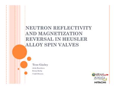 Neutron Reflectivity and Magnetization Reversal in Heusler Alloy Spin Valves
