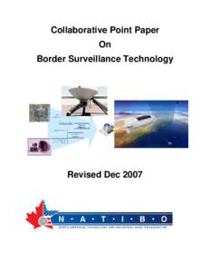 Collaborative Point Paper On Border Surveillance Technology Revised Dec 2007