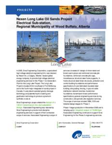 Nexen Long Lake Oil Sands Project Electrical Sub-station, Regional Municipality of Wood Buffalo, Alberta