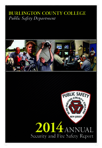 Burlington County College  Public Safety Department Annual Security and Fire Safety Report 2014