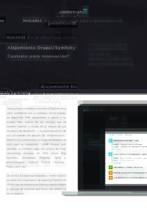 platform.sh MUDARSE | A un mejor lugar para su propiedad web Alojamiento Drupal/Symfony Contrato para renovación?