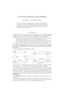 Mathematics / Propositional calculus / Automated theorem proving / Logic in computer science / Frege system / Cut-elimination theorem / Analytic proof / Sequent calculus / Substitution / Logic / Mathematical logic / Proof theory