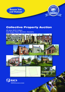 Collective Property Auction 20 June[removed]00pm Lion Quays Hotel, Moreton, Oswestry 12 lots for sale by Auction (Unless previously sold/withdrawn).