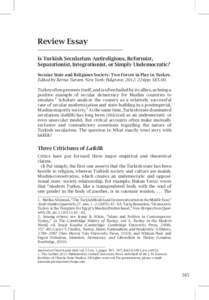 Religion and politics / Religion in Turkey / Monotheistic religions / Mustafa Kemal Atatürk / Secularism in Turkey / Kemalist ideology / Alevi / Islamism / Laïcité / Religion / Secularism / Philosophy of religion
