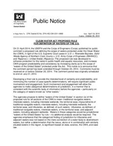 US Army Corps of Engineers Public Notice  Detroit District