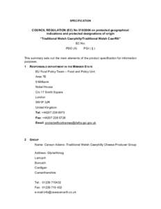 Microsoft Word - National Consultation Traditional Welsh CaerphillyTraditional Welsh Caerffili Spec.doc