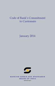 Code of Bank’s Commitment to Customers JanuaryBANKING CODES AND STANDARDS