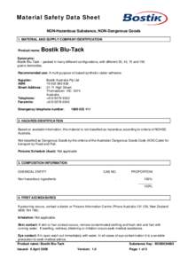 Microsoft Word - Bostik Blu-Tack_SDS.doc