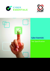 Cyber Essentials Test Specification Cyber Essentials Test Specification  Contents