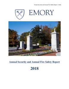 Annual Security and Annual Fire Safety ReportAnnual Security and Annual Fire Safety Report 2018