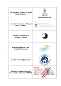 The Australian Chapter of Sexual Health Medicine Australian Federation of Medical Women (AFMW)