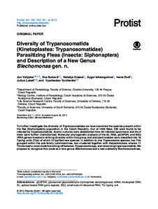 Trypanosomatid / Vulpes / Trypanosoma / Kinetoplastid / Leishmania / Crithidia / Red fox / Euglenozoa / Microbiology / Biology
