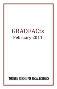 GRADFACts February 2011 ,  President’s Day