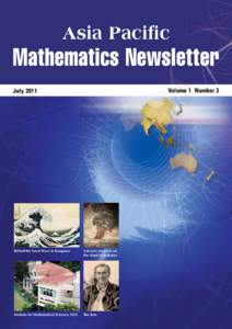Asia Pacific  Mathematics Newsletter Volume 1 Number 3  July 2011