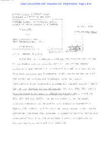 Case 1:15-cvJSR Document 126 FiledPage 1 of 31  UNITED STATES DISTRICT COURT SOUTHERN DISTRICT OF NEW YORK -------------------------------------x SPENCER MEYER, individually and on