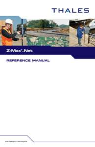 Z-Max®.Net REFERENCE MANUAL www.thalesgroup.com/navigation  Copyright Notice