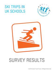 SKI TRIPS IN UK SCHOOLS SURVEY RESULTS © 2014 School Travel Forum. All Rights Reserved.