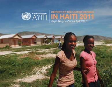 NASYON ZINI AN  AYITI REPORT OF THE UNITED NATIONS  AYITI IN HAITI 2011