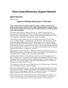 Timor-Leste Democracy Support Network
