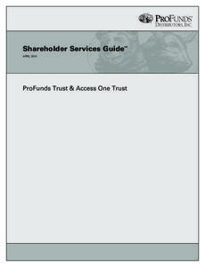 Shareholder Services Guide  SM APRIL 2014