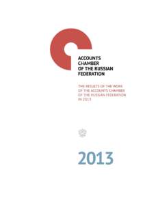 ACCOUNTS CHAMBER OF THE RUSSIAN FEDERATION