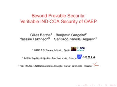 Beyond Provable Security:   Verifiable IND-CCA Security of OAEP