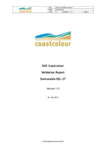 Doc:  DEL-27 Validation Report Date: Issue:
