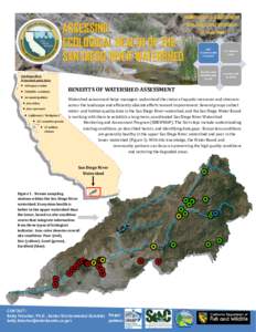 MONITORING & ASSESSMENT  ASSESSING ECOLOGICAL HEALTH OF THE SAN DIEGO RIVER WATERSHED