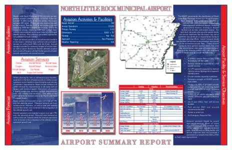 North Little Rock Municipal (1M1) is a city owned, general aviation reliever airport in central Arkansas. Located 4 miles north of the city center, the airport occupies 621 acres. There are two runways located at the air