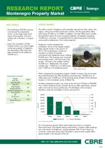 Montenegro Market report H2 2013