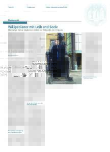 Seite 15  Studierende Kölner Universitätszeitung