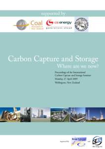 Carbon capture and storage: Where are we now?