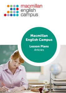 Macmillan English Campus Lesson Plans Articles  Articles