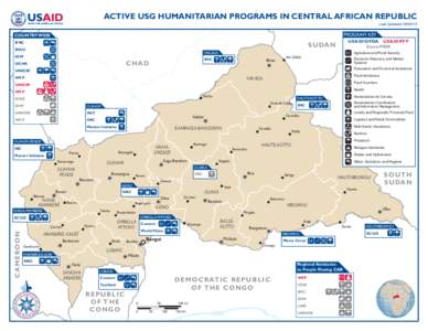Active USG Humanitarian Programs in Central African Republic